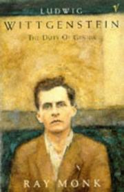 Cover of: Ludwig Wittgenstein by Ray Monk