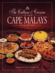 Cover of: The Culture Cuisine Of The Cape Malays