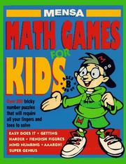 Cover of: Mensa Math Games for Kids