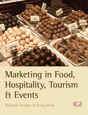 Cover of: Marketing In Food Hospitality Tourism And Events A Critical Approach