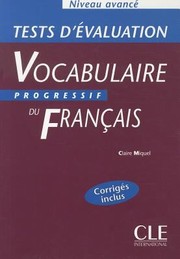 Cover of: Vocabulaire Progressif Du Franais by 