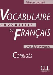 Cover of: Vocabulaire Progressif Du Franais