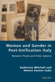 Cover of: Women And Gender In Postunification Italy Between Private And Public Spheres