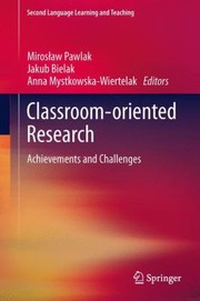 Cover of: Classroomoriented Research Achievements And Challenges