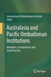 Cover of: Australasia and Pacific Ombudsman Institutions