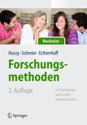 Cover of: Forschungsmethoden In Psychologie Und Sozialwissenschaften Fr Bachelor