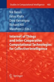 Cover of: Internet Of Things And Intercooperative Computational Technologies For Collective Intelligence