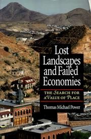 Cover of: Lost Landscapes and Failed Economies: The Search For A Value Of Place