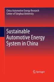 Cover of: Sustainable Automotive Energy System In China