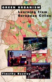 Cover of: Green Urbanism: Learning From European Cities
