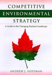 Competitive Environmental Strategy by Andrew J. Hoffman