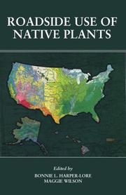 Cover of: Roadside Use of Native Plants | 
