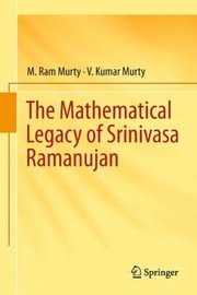 Cover of: Mathematical Legacy Of Srinivasa Ramanujan by 