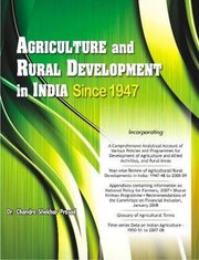 Cover of: Agriculture And Rural Development In India Since 1947 by 