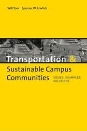 Cover of: Transportation and Sustainable Campus Communities: Issues, Examples, Solutions