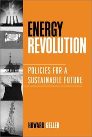 Cover of: Energy Revolution: Policies For A Sustainable Future