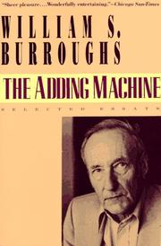 The adding machine by William S. Burroughs