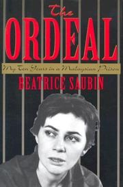 Cover of: The ordeal by Béatrice Saubin