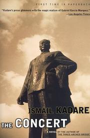 Cover of: The concert by Ismail Kadare