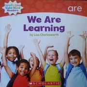Cover of: We Are Learning
