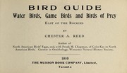 Cover of: Bird guide | Chester A. Reed