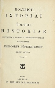 Cover of: Polybii Historiae by Polybius