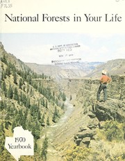 Cover of: National forests in your life: 1970 yearbook