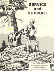 Service and support by United States. Forest Service. Intermountain Region