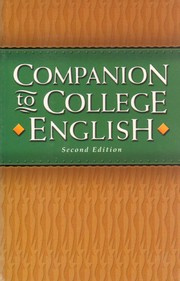 Cover of: Companion to College English