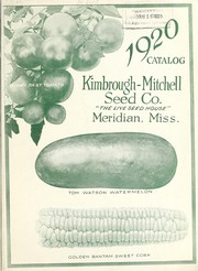 Cover of: 1920 catalog by Kimbrough-Mitchell Seed Co