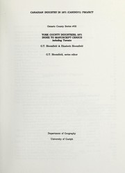 Cover of: York County industries, 1871: index to manuscript census