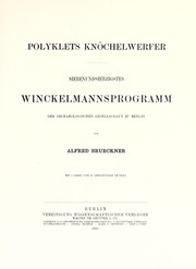Cover of: Polyklets Knöchelwerfer by Alfred Brueckner