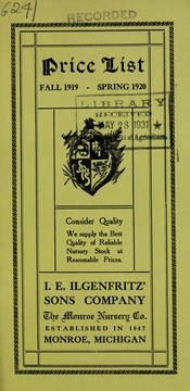 Cover of: Price list: Fall 1919-Spring 1920