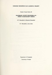 Cover of: Haldimand County industries, 1871: index to manuscript census