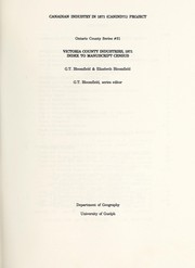 Victoria County industries, 1871 by G. T. Bloomfield