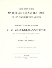 Cover of: Ueber einen bisher Marcellus genannten Kopf in den Koeniglichen Museen