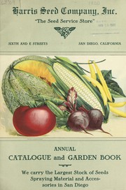Cover of: Annual catalogue and garden book