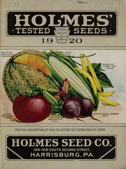 Cover of: Holmes' tested seeds: 1920