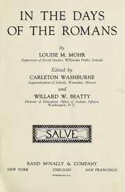 Cover of: In the days of the Romans