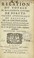 Cover of: Relation du voyage de monseigneur l'evesque de Beryte, vicaire apostolique du royaume de la Cochinchine, par la Turquie, la Perse, les Indes, &c. jusqu'au royaume de Siam, & autres lieux