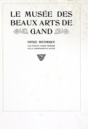Le Musée des beaux arts de Gand by Joseph Casier