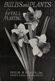 Cover of: Bulbs and plants for Fall planting by Holm & Olson