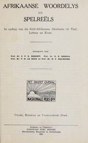 Afrikaanse Woordelys En Spelree Ls (1931 Edition) | Open Library