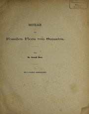 Cover of: Beitra ge zur fossilen Flora von Sumatra by Oswald Heer