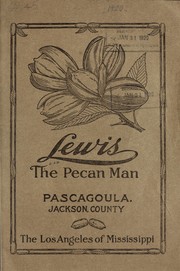 Cover of: Lewis the Pecan Man [catalog]