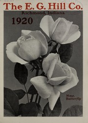 Cover of: 1920 [catalog] by E.G. Hill Company