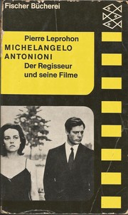 Cover of: Michelangelo Antonioni by 
