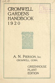 Cover of: Cromwell Gardens handbook: 1920