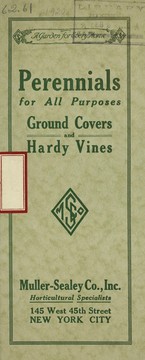 Cover of: Perennials for all purposes: ground covers and hardy vines