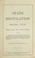 Cover of: State regulation of social vice at the Cape of Good Hope